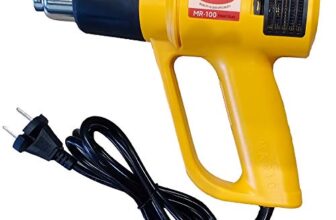MARIO Heavy Duty – Hot Air Heat Gun – 2 Speed Fan Heat Gun for High Temperature Use – Dual Settings Plastic – 1800 Watts – Yellow Color