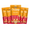 Drools Creamy Lickable Cat Treats (75g x 5 Pouches) Total 375g | Tuna & Bonito | Easy to Hand Feed | Enriched with Vitamins