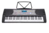 Audio Array AK-61 Pro 61-Key Portable Electronic Keyboard with LCD Display, Built-in Speakers, Mic Input & Included Mics, 255 Timbres, 512 Rhythms, Battery & Adapter Powered