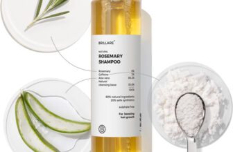 BRILLARE 6% Rosemary Shampoo with 2% Caffeine for Hair Growth & Hair Fall Control(100 ml)