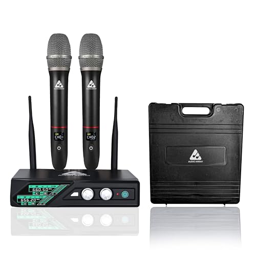 Audio Array XLR to 3.5mm Condenser Microphone Kit | Tripod, 2M Cable & Foam Filter | Compatible with Audio Interface, Mixer | Recording, Podcast, Streaming, Home Studio (Black) |AM-C39