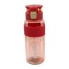 Attro Active Sports 1000ml Water Bottle with Flip Top Lid & Easy to Carry Handle ML Marking Mention for Daily Water Intake BPA Free Leak Proof – Red