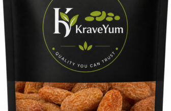 KraveYum Yellow Dry Dates | Golden Dry Dates | Sukha Khajoor | Premium Dry Dates(1 x 500 g)
