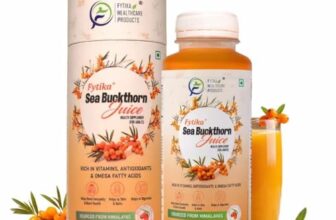 Fytika Sea Buckthorn Juice – 300 ML (PACK OF 1) | Pulp Concentrate Made for Your Total Body Care & Wellness | Rich in Vitamin C, Omega 3, 6, 7, 9 & Antioxidants | For Men & Women