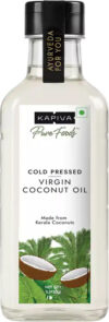 Kapiva Virgin Cold-Pressed | 100% Pure, Unrefined, Organic & Edible Coconut Oil(1 L)