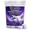 Washing Machine Cleaner Tablets (15 Tablets) | Drum & Pipe Deep Cleaner | Lavender Scent | Removes Odour, Limescale & Residue | For Front Load & Top Load Fully Automatic Washing Machines