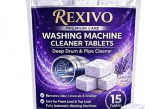 Washing Machine Cleaner Tablets (15 Tablets) | Drum & Pipe Deep Cleaner | Lavender Scent | Removes Odour, Limescale & Residue | For Front Load & Top Load Fully Automatic Washing Machines