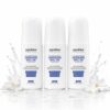 Aqueria Underarm Brightening Roll-On for Men & Women | Lactic Acid, Fermented Rice Water & Glycerine | Helps Reduce Dark Underarms, Pigmentation & Uneven Skin Tone | Controls Body Odour | Fresh Fragrance | Pack of 3 (150ml)