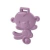 Fisher-Price Newborn Baby Toy Purple Monkey Teether BPA-Free for Tummy Time & Travel Sensory Play for Infants Ages 3+ Months