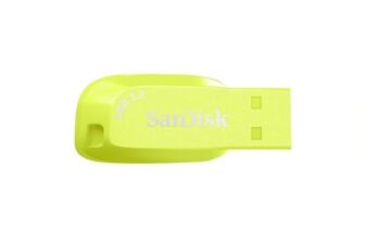 SANDISK Ultra Shift 512GB, USB 3.2 Gen 1, Flash Drive, 100MB/s R, Pendrive, Evening Primrose (SDCZ410-512G-I35EP)