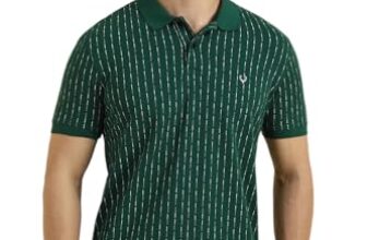 Allen Solly Mens Regular T Shirt Green
