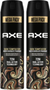 AXE Dark Temptation Long Lasting For Men (Pack of 2) Body Spray  –  For Men(430 ml, Pack of 2)