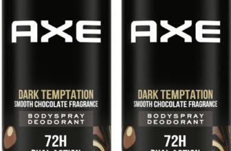AXE Dark Temptation Long Lasting For Men (Pack of 2) Body Spray  –  For Men(430 ml, Pack of 2)