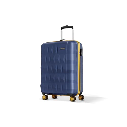 Aristocrat Solana Set of 3 (Cabin+Medium+Large) Hard Case Trolley Bags,Grey