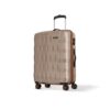 Aristocrat Comet Medium Polycarbonate Case 8-Wheel Trolley Bag, Champagne