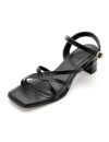 Symbol Premium Women’s Open Toe Black Block Heeled Sandals_3 UK (AZ-SPW-FTW-SN02)