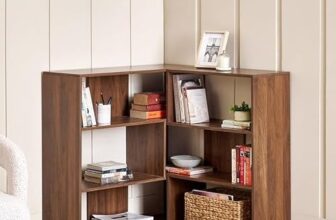 Home Centre | Addison Open Book Shelf | Engineered Wood | Brown | 1 Year Warranty