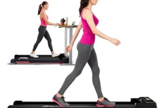 Lifelong Fit Pro Treadmill 3 HP Peak Dc Brushless Motor 2 Level Manual Incline Walking Machine at 8 km/Hr Speed with Led Display-Cardio Equipment for Home Gym 110kg Capacity, Black