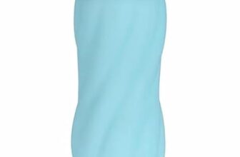 TICAGO Muscle Relaxation Massager, Sky Blue, TPE, Ribbed Interior, Ultra Stretchy, Washable, Waterproof Pain Relief Device (Muscle Relaxation)