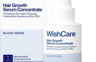 WishCare Hair Growth Serum | 3% Redensyl, 4% Anagain, 3% Baicapil | For Hairfall Control(30 ml)