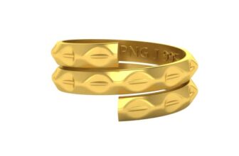 PNG Jewellers 2 gm Vedhani Gold Ring 24 kt (995)