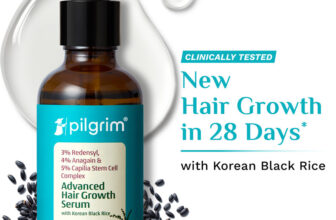 Pilgrim Advanced Hair Growth Serum With Rosemary & Korean Black Rice For Men & Women(50 ml)