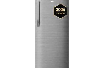 IFB 197L 5 Star Advanced Inverter Direct-Cool Single Door Refrigerator with 30 Hrs Cooling Retention, XL Bottle Bin, Big Vegetable Box & 4 Year Super Warranty (2026, IFBDC-223EYBSE, Brush Grey)