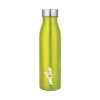 MILTON Breeze 750 Stainless Steel Water Bottle 730 ml, Single Walled, ISI Certified I Leak Proof Lid, Rust Proof I For School, Office, Gym I Mettalic Green
