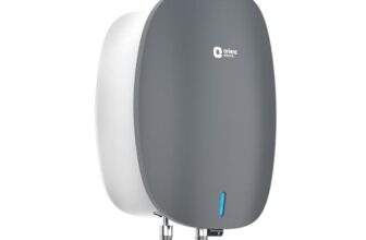 Orient Electric Instaflo Neo | 3 Litre Instant Water Geyser | 6.5 bar pressure compatibility | Red Dot Design Winner | Suitable for low & mid rise buildings | 6 years tank warranty | Slate Grey