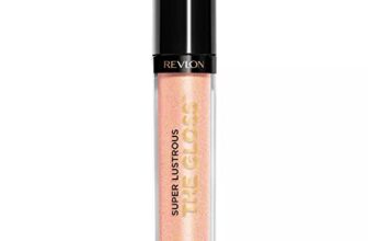 Revlon Super Lustrous Lip Gloss, Non-Sticky, Hydrating, High Shine Finish, 255 Sandstorm, 0.13 oz