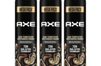 Axe Dark Temptation Long Lasting Deodorant Bodyspray For Men 215 ml & Axe Dark Temptation Long Lasting Deodorant Bodyspray For Men 215 ml