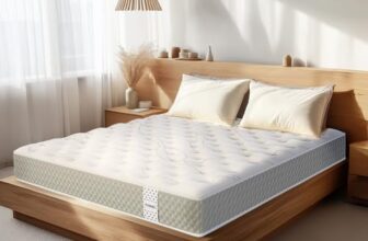 Florance Pincore Latex Mattress with 7-Zone ErgoContour Foam, Medium-Firm, Pressure Relief, Oeko Tex Certified Fabric, King Size Mattress with 3 Layer Construction, 10-Year Warranty, 78x72x6 Inches