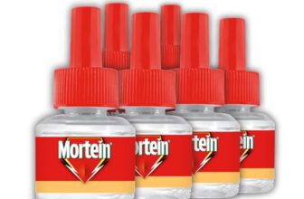 Mortein 45ml x 6 (Buy 4 Get 2 Free) Fits All Machines | SmartPlus Mosquito Repellent Refill | Mosquito Repellent & Killer | 100% Protection from Dengue Mosquitoes, Pack of 6