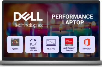 DELL 15 (Previously Inspiron) (2026) AMD Ryzen 5 Hexa Core 7530U – (16 GB/512 GB SSD/Windows 11 Home) DC15255 Thin and Light Laptop(15 Inch, Platinum Silver, 1.63 Kg, With MS Office)