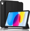 ProElite Smart Case for iPad (A16) 11th/10th Generation (2025/2022) [Auto Sleep/Wake Cover] [Left Side Pencil Holder] [Soft Flexible Case] Recoil Series – Black