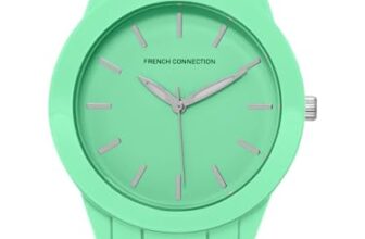 French Connection Hue Green Round Dial Womens Analogue Watch FCS04GR