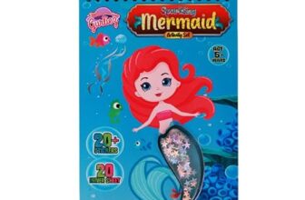 STRIDERS Sparkling Mermaid Activity Set – A Fun and Creative kit for Kids, Perfect for Imaginative Play, Crafting, Enhancing Creativity, fine Motor Skills, and Artistic Fun.