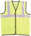 Safety Jacket Reflective High Visibility use For Airport, Construction, Emergency, Landscaping, Paving,Traffic, Sanitation, Security Guard, Engineering jacket,60GSM Mesh, AK-605 (PACK OF 75)
