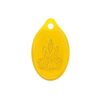 Muthoot PAPPACHAN Swarnavarsham 24K (999) Yellow Gold Oval Laxmi Pendant 2 Gram