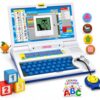 MiniExplorer Educational Computer Laptop Toy for Kids with Mouse |Toys for 2 – 5 Years Old Boys Girls| Learning Activity Alphabet, Letter, Words, Games & Music, Mathematics Logical Memory Tool – Blue