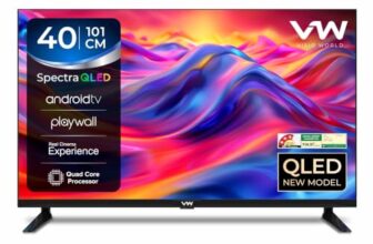 VW 101 cm (40 inches) Spectra Series Full HD Smart QLED Android TV VW40AQ3