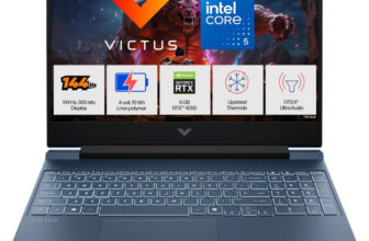 HP Victus (i5 14th Gen) Intel Core 5 210 H – (16 GB/512 GB SSD/Windows 11 Home/6 GB Graphics/NVIDIA GeForce RTX 4050) 15-fa2203TX Gaming Laptop(15.6 inch, Performance blue, 2.29 kg, With MS Office)