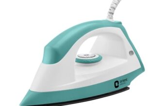 Orient Electric Fabrijoy 1000 Watt Dry Iron for clothes with Weilburger Non Stick Soleplate coating | 5 level safety| 2 Years Replacement Warranty by Orient