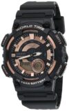 Casio Youth Series Analog-Digital Rose Gold Dial Men’s Watch – AEQ-110W-1A3VDF(AD222)