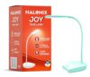 Halonix Joy Rechargeable Desk Lamp with C-Type Charging | LED Study Table Lamp with Step Dimming | Li-ion Battery | Portable Eye-Care Light for Study, Work & Home Use