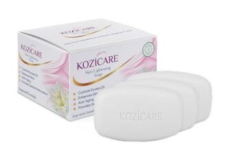 Kozicare Kojic Acid Soap & Glutathione | Whitening | Body Tan Removal | Bath for Men & Women | Remove Dark Spots & Hyperpigmentation | For Glowing Skin – Pack of 3