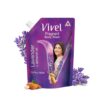 Vivel Fragrant Body Wash, Lavender & Almond Oil Shower Gel, 1300ml Supersaver XL Refill Pouch, Moisturizing Bodywash, Soft & Smooth Skin, Effective Cleansing, For Women & Men