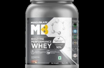 MUSCLEBLAZE Biozyme Performance Whey Protein Powder, 25g Protein Per Scoop Whey Protein(1 kg, Chocolate Hazelnut)