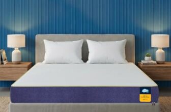 Centuary Mattresses Sleepables 6-Inch King Size Orthopedic Memory Foam Back Support Pressure Relieving Roll Pack High Resilience (HR) Foam Mattress | 10 Years Warranty | (72x72x6)