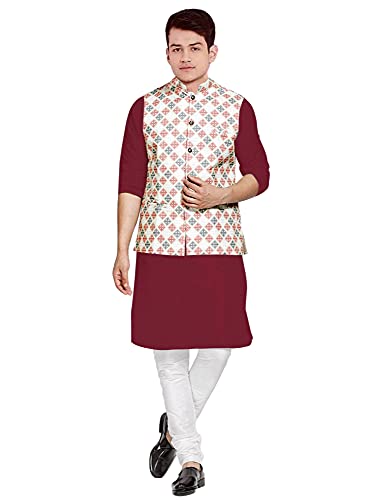 Fashionmart 2 Meter Hand Block Indian Cotton Unstitched Jaipuri Handmade Digital Printed Fabric Material for Women Kurta/Blouse/Palazzos/Piece Material for Women’s (Green Jal)